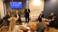 ministro de Economía y Finanzas, Carlos Fernández Valdovinos, durante el encuentro “Hablemos Confianza”, organizado por el Club de Ejecutivos.