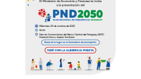 Flyer PND 2050 con la Albirroja 