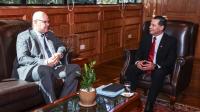 Reunión del ministro con el presidente de la ANDE