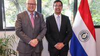 Reunión del ministro Lovera con gobernador de Alto Paraná