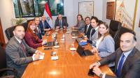 Ministro de Economía y Finanzas, Oscar Lovera en reunión con el representante residente del Programa de las Naciones Unidas para el Desarrollo (PNUD) en Paraguay