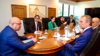 Ministro Lovera en reunión con el gerente del Cono Sur del Banco Interamericano de Desarrollo (BID), Morgan Doyle