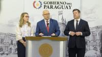 Ministro Lovera en conferencia de prensa