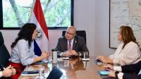 Ministro Lovera con MOPC