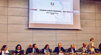  ministro de Economía y Finanzas, Carlos Fernández Valdovinos ante el Comité de Relaciones Globales de la Organización para la Cooperación y el Desarrollo Económicos (OCDE)