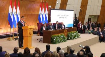 Presidente Santiago Peña en informe de gestión 