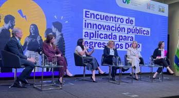 Andrea Picaso en evento de CAF 