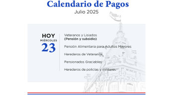Flyer pago de pensiones