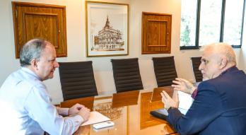 Reunión de Carlos Fernández con Héctor Rubín 