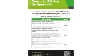 Flyer Concurso de oposición 