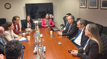 Reunión con la vicepresidenta del BM Susana Cordeiro Guerra