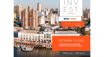 Flyer Foro inversión BID 