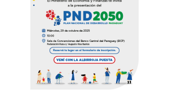 Flyer PND 2050 con la Albirroja 