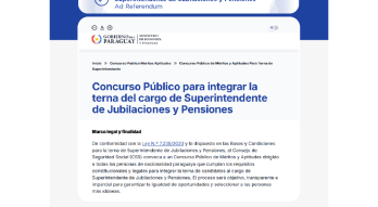 Flyer superintendecia de jubilaciones y pensiones 