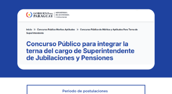 flyer Concurso Público de Méritos y Aptitudes Ad Referéndum Superintendente de Jubilaciones y Pensiones