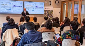 MInistro Carlos Fernández Valdovinos en Harvard 
