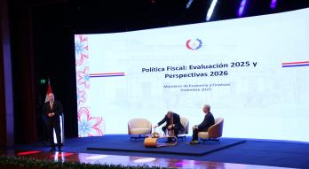 Ministro Carlos Fernández en Evaluación 2025 y Perspectivas 2026