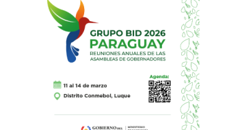 Logo de Asambleas del BID en Paraguay 