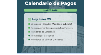 pago a veterenaos, adultos mayores y otros