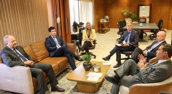 Reunión con el ministro de Bolivia 