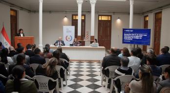 Viceministra Teodora Recalde con OEE