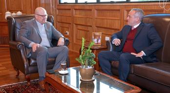 Reunión de ministro Lovera con contralor