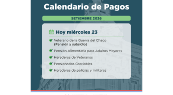 pago a veterano, adultos mayores y otros pensionados del Estado