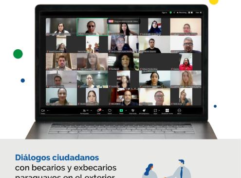 Flyer de Dialogo Virtual sobre PND 2025