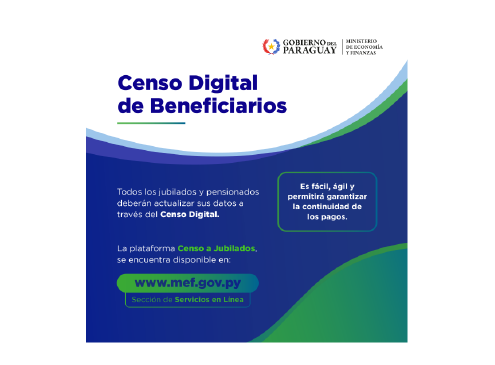 Flyer Censo Digital a Jubilados