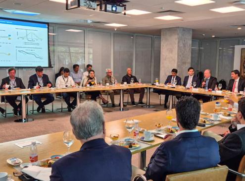 Reunión con empresarios Brasil