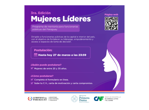 Flyer Mujeres Líderes