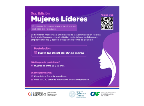 Flyer Mujeres Líderes