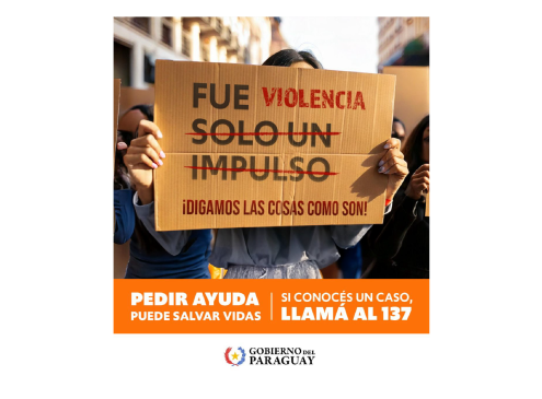 Flyer sobre violencia contra la Mujer