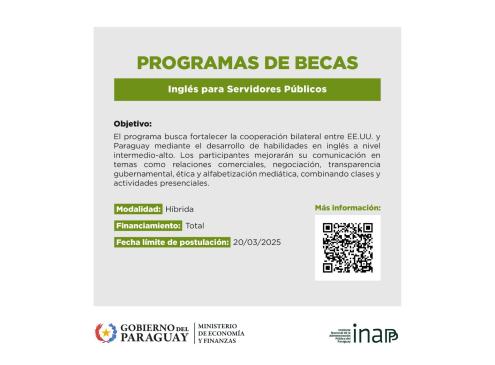Flyer curso de Ingles INAPP