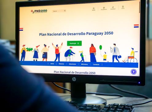 web de la plataforma del PND 2050