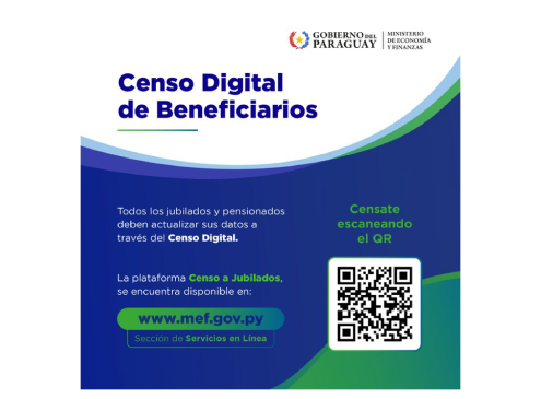 Flyer Censo Digital de Jubilados
