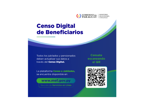 Flyer Censo a Jubilados