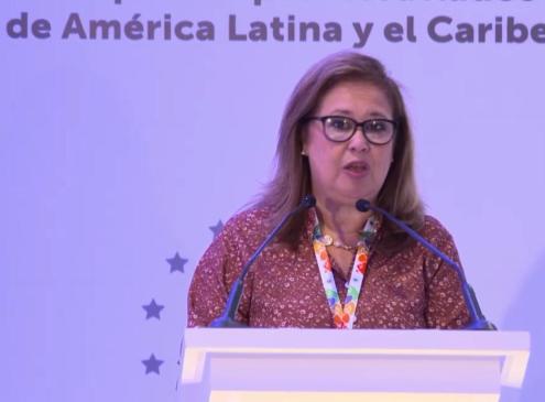 Gerente Teodora Recalde en El Salvador