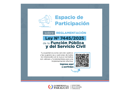 Flyer participación Ley N.º 7445