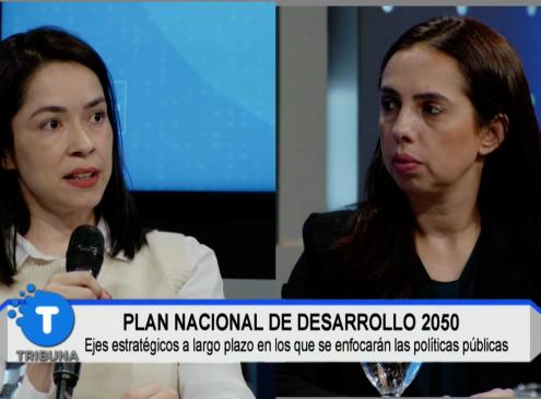 Autoridades del MEF sobre PND 2050 en programa televisivo