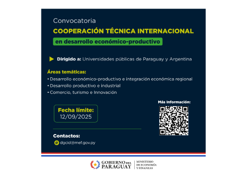 Flyer Cooperación Internacional