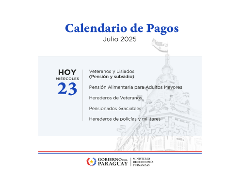 Flyer pago de pensiones