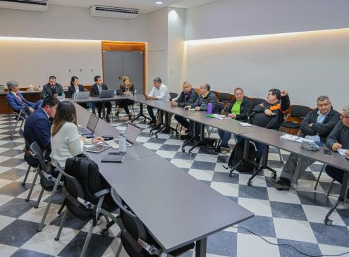 Reunión con docentes sobre Caja Fiscal