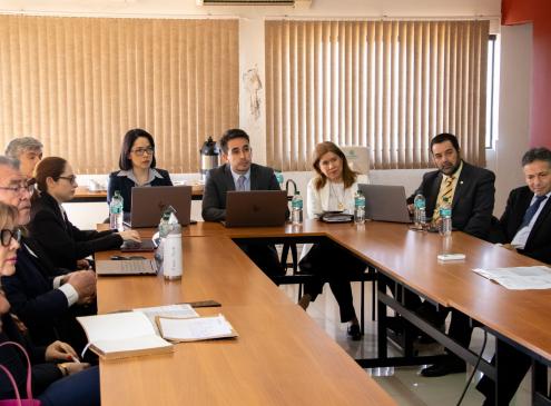 Reunión Caja Fiscal con  Magistrados Judiciales 