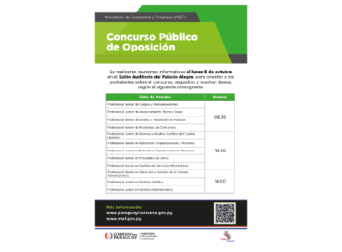 Flyer Concurso de oposición 