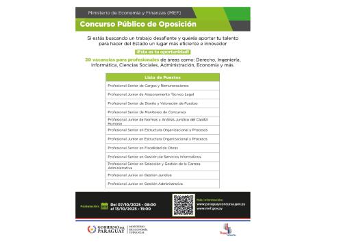 Flyer concurso público