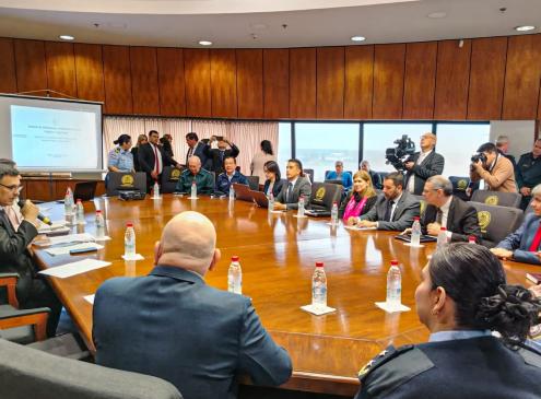 Reunión del viceministro Felipe sobre Caja Fiscal