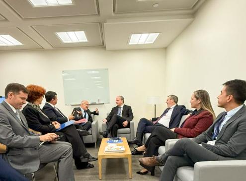 Reunión con Rodrigo Valdés del FMI