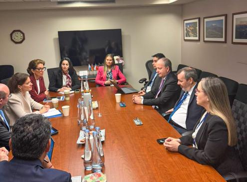 Reunión con la vicepresidenta del BM Susana Cordeiro Guerra