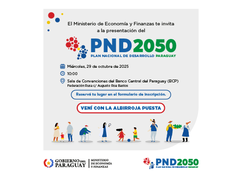 Flyer PND 2050 con la Albirroja 